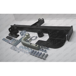 94702-A MOTODOR Фаркоп с оцинкованным шаром на Lifan X70 2017-2021, Lifan X60 2012-2021 без выреза в бампере. Тип шара: A. Нагрузки: 1500/75 кг, масса фаркопа 15,4 кг (без эле