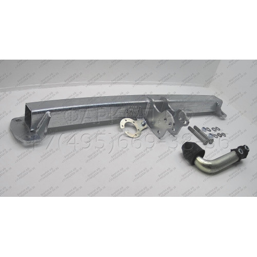 B014A GALIA Полностью оцинкованный фаркоп на BMW X3 E83 2004-2010. Подрозетник убирается за бампер. Тип шара: A. Установка без выреза бампера. Нагрузки: 2000/100 кг, масса фаркопа 10,82 кг