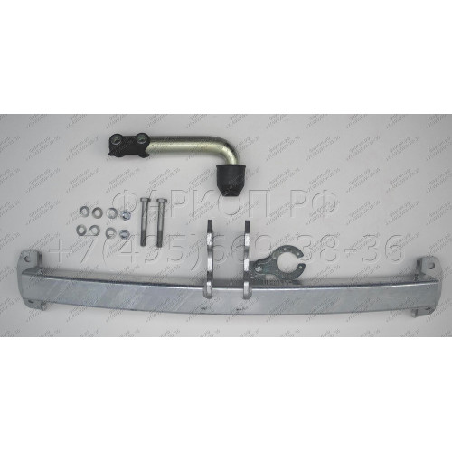 B014A GALIA Полностью оцинкованный фаркоп на BMW X3 E83 2004-2010. Подрозетник убирается за бампер. Тип шара: A. Установка без выреза бампера. Нагрузки: 2000/100 кг, масса фаркопа 10,82 кг