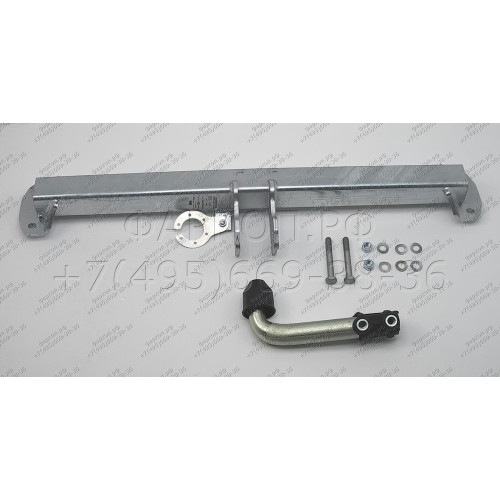 B014A GALIA Полностью оцинкованный фаркоп на BMW X3 E83 2004-2010. Подрозетник убирается за бампер. Тип шара: A. Установка без выреза бампера. Нагрузки: 2000/100 кг, масса фаркопа 10,82 кг