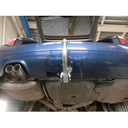 B022A GALIA Полностью оцинкованный фаркоп на BMW 5-Series E60 седан / E61 универсал 2003-2010, в т.ч. подходит с M-пакет. Подрозетник убирается за бампер. Тип ша