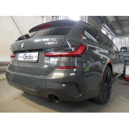 B025C GALIA Полностью оцинкованный фаркоп на BMW 3-Series седан/универсал 2018-, BMW 4-Series G22 coupe 2020-, BMW 4-Series G26 Gran Coupe 2021-. Подрозетник убирается за бампер. Ти