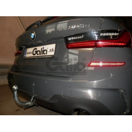 B025C GALIA Полностью оцинкованный фаркоп на BMW 3-Series седан/универсал 2018-, BMW 4-Series G22 coupe 2020-, BMW 4-Series G26 Gran Coupe 2021-. Подрозетник убирается за бампер. Ти