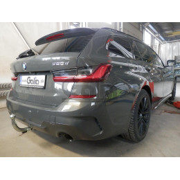 B025C GALIA Полностью оцинкованный фаркоп на BMW 3-Series седан/универсал 2018-, BMW 4-Series G22 coupe 2020-, BMW 4-Series G26 Gran Coupe 2021-. Подрозетник убирается за бампер. Ти