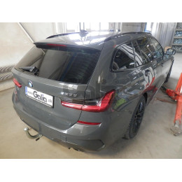 B025C GALIA Полностью оцинкованный фаркоп на BMW 3-Series седан/универсал 2018-, BMW 4-Series G22 coupe 2020-, BMW 4-Series G26 Gran Coupe 2021-. Подрозетник убирается за бампер. Ти