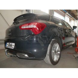 C067A GALIA Полностью оцинкованный фаркоп на Citroen DS5 2011-2018. Подрозетник убирается за бампер. Шар перекрывает противотуманную фару. Тип шара: A. Под