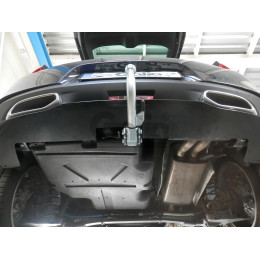 C067A GALIA Полностью оцинкованный фаркоп на Citroen DS5 2011-2018. Подрозетник убирается за бампер. Шар перекрывает противотуманную фару. Тип шара: A. Под