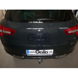 C067A GALIA Полностью оцинкованный фаркоп на Citroen DS5 2011-2018. Подрозетник убирается за бампер. Шар перекрывает противотуманную фару. Тип шара: A. Под
