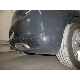 C067A GALIA Полностью оцинкованный фаркоп на Citroen DS5 2011-2018. Подрозетник убирается за бампер. Шар перекрывает противотуманную фару. Тип шара: A. Под