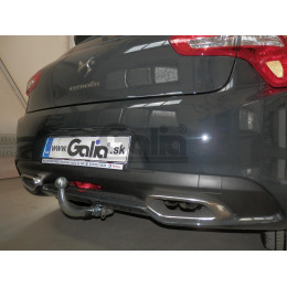 C067A GALIA Полностью оцинкованный фаркоп на Citroen DS5 2011-2018. Подрозетник убирается за бампер. Шар перекрывает противотуманную фару. Тип шара: A. Под