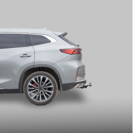 C110-E Лидер-плюс ТСУ для Exeed TXL M32T 2021-, CheryExeed TXL M32T 2020-2021 (только 2.0 л) без снятия и выреза бампера. Тип шара: E. Нагрузки: 1500/100 кг, масса фаркопа 15,4 кг