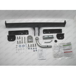 C215-BA TAVIALS ТСУ для Chevrolet Aveo седан 2012-2015 без выреза бампера. Тип шара: C (оцинкованный, съемный). Нагрузки: 1500/75 кг, масса фаркопа 16,56 кг (без электр