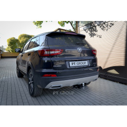 CPP-17-991122.00 PT GROUP Фаркоп на Changan CS55 2017-2023 без подрезки бампера. Тип шара: E (легкосъемный шар под квадрат). Нагрузки: 1350/75 кг, масса фаркопа 19,6 кг (б