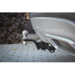 CPP-17-991122.00 PT GROUP Фаркоп на Changan CS55 2017-2023 без подрезки бампера. Тип шара: E (легкосъемный шар под квадрат). Нагрузки: 1350/75 кг, масса фаркопа 19,6 кг (б