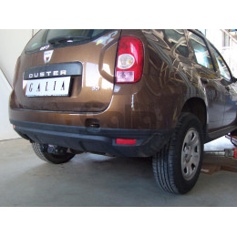 D041A GALIA Полностью оцинкованный фаркоп на Renault Duster 2WD, 4WD 2010-2015, 2015-2021, Renault Duster 2 2021-2022, Nissan Terrano 2014-2022. Тип шара: A. Невидимый вырез бампера. Нагрузк