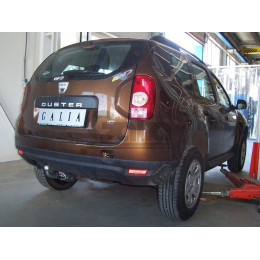 D041A GALIA Полностью оцинкованный фаркоп на Renault Duster 2WD, 4WD 2010-2015, 2015-2021, Renault Duster 2 2021-2022, Nissan Terrano 2014-2022. Тип шара: A. Невидимый вырез бампера. Нагрузк