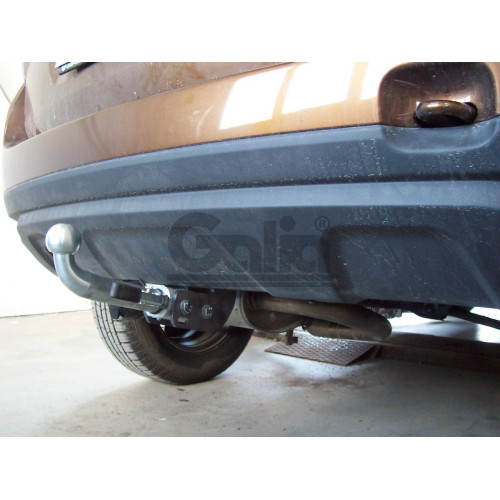 D041A GALIA Полностью оцинкованный фаркоп на Renault Duster 2WD, 4WD 2010-2015, 2015-2021, Renault Duster 2 2021-2022, Nissan Terrano 2014-2022. Тип шара: A. Невидимый вырез бампера. Нагрузки: 1600/75 кг, масса фаркопа 14,02 кг