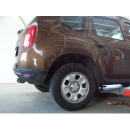 D041A GALIA Полностью оцинкованный фаркоп на Renault Duster 2WD, 4WD 2010-2015, 2015-2021, Renault Duster 2 2021-2022, Nissan Terrano 2014-2022. Тип шара: A. Невидимый вырез бампера. Нагрузк