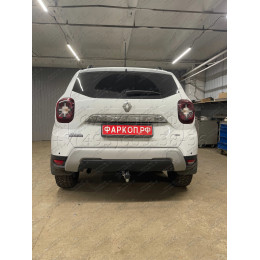 D041A GALIA Полностью оцинкованный фаркоп на Renault Duster 2WD, 4WD 2010-2015, 2015-2021, Renault Duster 2 2021-2022, Nissan Terrano 2014-2022. Тип шара: A. Невидимый вырез бампера. Нагрузк