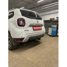 D041A GALIA Полностью оцинкованный фаркоп на Renault Duster 2WD, 4WD 2010-2015, 2015-2021, Renault Duster 2 2021-2022, Nissan Terrano 2014-2022. Тип шара: A. Невидимый вырез бампера. Нагрузк