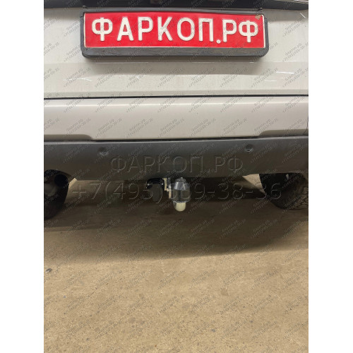 D041A GALIA Полностью оцинкованный фаркоп на Renault Duster 2WD, 4WD 2010-2015, 2015-2021, Renault Duster 2 2021-2022, Nissan Terrano 2014-2022. Тип шара: A. Невидимый вырез бампера. Нагрузки: 1600/75 кг, масса фаркопа 14,02 кг