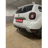 D041A GALIA Полностью оцинкованный фаркоп на Renault Duster 2WD, 4WD 2010-2015, 2015-2021, Renault Duster 2 2021-2022, Nissan Terrano 2014-2022. Тип шара: A. Невидимый вырез бампера. Нагрузки: 1600/75 кг, масса фаркопа 14,02 кг