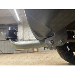 D041A GALIA Полностью оцинкованный фаркоп на Renault Duster 2WD, 4WD 2010-2015, 2015-2021, Renault Duster 2 2021-2022, Nissan Terrano 2014-2022. Тип шара: A. Невидимый вырез бампера. Нагрузк