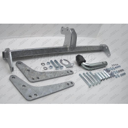 D041A GALIA Полностью оцинкованный фаркоп на Renault Duster 2WD, 4WD 2010-2015, 2015-2021, Renault Duster 2 2021-2022, Nissan Terrano 2014-2022. Тип шара: A. Невидимый вырез бампера. Нагрузк