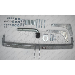 D041A GALIA Полностью оцинкованный фаркоп на Renault Duster 2WD, 4WD 2010-2015, 2015-2021, Renault Duster 2 2021-2022, Nissan Terrano 2014-2022. Тип шара: A. Невидимый вырез бампера. Нагрузк