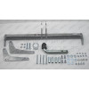 D041A GALIA Полностью оцинкованный фаркоп на Renault Duster 2WD, 4WD 2010-2015, 2015-2021, Renault Duster 2 2021-2022, Nissan Terrano 2014-2022. Тип шара: A. Невидимый вырез бампера. Нагрузки: 1600/75 кг, масса фаркопа 14,02 кг