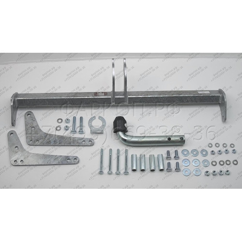 D041A GALIA Полностью оцинкованный фаркоп на Renault Duster 2WD, 4WD 2010-2015, 2015-2021, Renault Duster 2 2021-2022, Nissan Terrano 2014-2022. Тип шара: A. Невидимый вырез бампера. Нагрузки: 1600/75 кг, масса фаркопа 14,02 кг