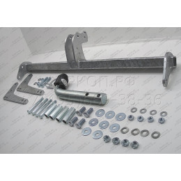 D041A GALIA Полностью оцинкованный фаркоп на Renault Duster 2WD, 4WD 2010-2015, 2015-2021, Renault Duster 2 2021-2022, Nissan Terrano 2014-2022. Тип шара: A. Невидимый вырез бампера. Нагрузк