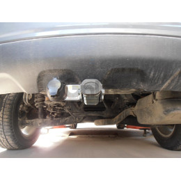 D042A GALIA Полностью оцинкованный фаркоп на Dodge Journey 2008-2020, FIAT Freemont 2011-2020 2WD/4WD, кроме авто с запаской снизу. Тип шара: A. Подрезка бампера. Нагрузки: 