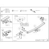 D042A GALIA Полностью оцинкованный фаркоп на Dodge Journey 2008-2020, FIAT Freemont 2011-2020 2WD/4WD, кроме авто с запаской снизу. Тип шара: A. Подрезка бампера. Нагрузки: 1600/80 кг, масса фаркопа 14,02 кг