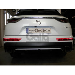D057C GALIA Полностью оцинкованный фаркоп на DS DS7 Crossback 2018-. Подрозетник убирается за бампер. Тип шара: C (горизонтальный съемный). Невидимый вырез 