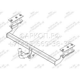 DW 07 AVTOS Фаркоп на Ravon Gentra 2015-2018, Daewoo Gentra 2013-2015, Chevrolet Lacetti седан 2004-2012 без подрезки бампера. Тип шара: A. Нагрузки: 1100/75 кг, масса фаркопа 16 кг (без э