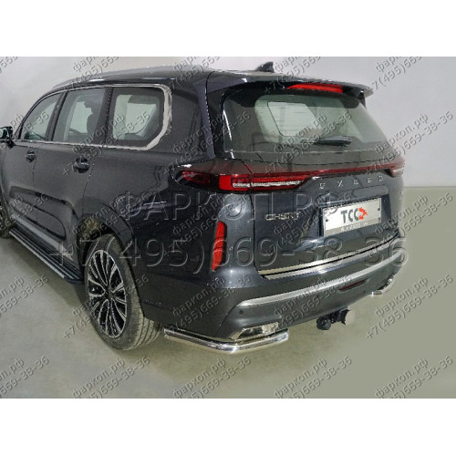 TCU00297N ТСС Фаркоп на Exeed VX 2021-. Требуется подрезка бампера. Тип шара: E (шаровый узел под американский квадрат с нержавеющим шаром). Нагрузки: 1800/100 кг