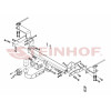 F-043 STEINHOF Фаркоп на FIAT 500, кроме Abarth 2007-2010, 2010- без подрезки бампера. Тип шара: A. Нагрузки: 800/60 кг, масса фаркопа 13,5 кг (без электрики в комплекте)