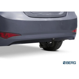 F.2313.001 BERG Фаркоп на Hyundai Solaris 2011-2017, Kia Rio 2011-2017. Требуется подрезка бампера. Тип шара: A. Нагрузки: 1200/75 кг, масса фаркопа 16 кг (без электрики в ком