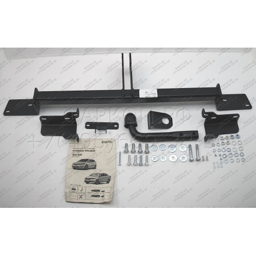 F.2313.001 BERG Фаркоп на Hyundai Solaris 2011-2017, Kia Rio 2011-2017. Требуется подрезка бампера. Тип шара: A. Нагрузки: 1200/75 кг, масса фаркопа 16 кг (без электрики в комплекте)