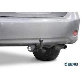 F.5712.001 BERG Фаркоп на Toyota Corolla 2007-2013, 2013-2019. Требуется подрезка бампера. Тип шара: A. Нагрузки: 1300/75 кг, масса фаркопа 13 кг (без электрики в комплект