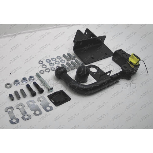 F.5714.006 BERG Фаркоп на Toyota Land Cruiser Prado 150 2009-2023. Требуется подрезка бампера. Тип шара: VM (быстросъемный). Нагрузки: 2500/75 кг, масса фаркопа 13 кг (без электрики в комплекте)