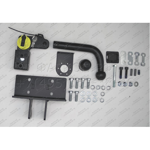 F.5714.006 BERG Фаркоп на Toyota Land Cruiser Prado 150 2009-2023. Требуется подрезка бампера. Тип шара: VM (быстросъемный). Нагрузки: 2500/75 кг, масса фаркопа 13 кг (без электрики в комплекте)