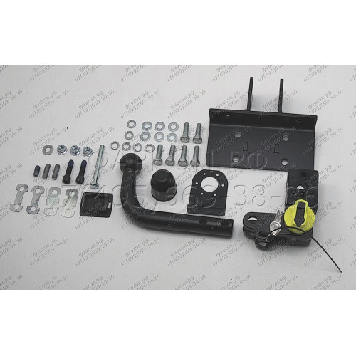 F.5714.006 BERG Фаркоп на Toyota Land Cruiser Prado 150 2009-2023. Требуется подрезка бампера. Тип шара: VM (быстросъемный). Нагрузки: 2500/75 кг, масса фаркопа 13 кг (без электрики в комплекте)