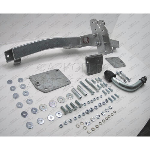 F001A GALIA Полностью оцинкованный фаркоп на FIAT Brava хетчбек 5 дверей 1995-2001. Тип шара: A. Без выреза бампера. Нагрузки: 1300/70 кг, масса фаркопа 15,75 кг