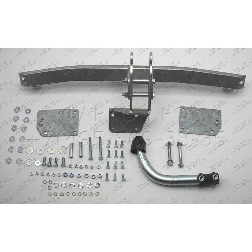 F001A GALIA Полностью оцинкованный фаркоп на FIAT Brava хетчбек 5 дверей 1995-2001. Тип шара: A. Без выреза бампера. Нагрузки: 1300/70 кг, масса фаркопа 15,75 кг