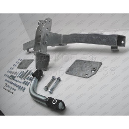 F001A GALIA Полностью оцинкованный фаркоп на FIAT Brava хетчбек 5 дверей 1995-2001. Тип шара: A. Без выреза бампера. Нагрузки: 1300/70 кг, масса фаркопа 15,75 кг
