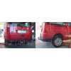 F070A GALIA Полностью оцинкованный фаркоп на FIAT Doblo 2001-2010. Тип шара: A. Невидимый вырез бампера. Нагрузки: 1500/60 кг, масса фаркопа 15,42 кг
