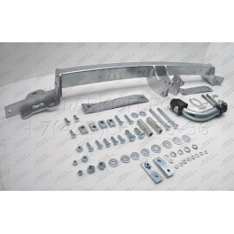 F070A GALIA Полностью оцинкованный фаркоп на FIAT Doblo 2001-2010. Тип шара: A. Невидимый вырез бампера. Нагрузки: 1500/60 кг, масса фаркопа 15,42 кг