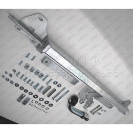 F070A GALIA Полностью оцинкованный фаркоп на FIAT Doblo 2001-2010. Тип шара: A. Невидимый вырез бампера. Нагрузки: 1500/60 кг, масса фаркопа 15,42 кг
